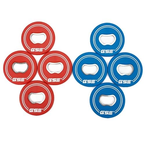 GSE Replacement Washers, Red and Blue, 8 Pack