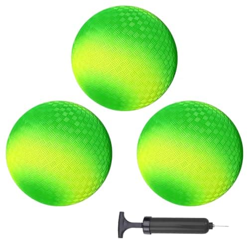 OZIS 8.5 in PVC Gaga Ball Set with Pump, 3 Pack