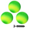 OZIS 8.5 in PVC Gaga Ball Set with Pump, 3 Pack