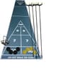 Home Shuffleboard Court Package, Roll-Out 28 ft Court