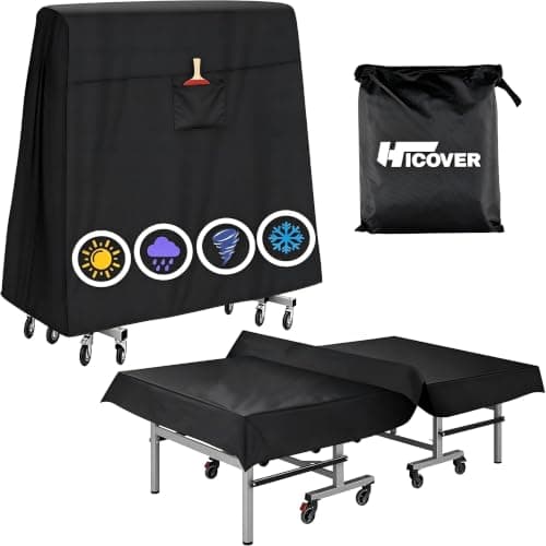 Hicover 600D Oxford Table Tennis Cover, 9 x 5 ft