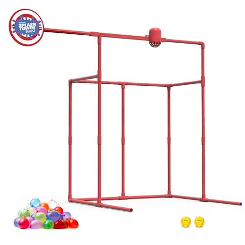 GoSports Splash Tower Burst Water Balloon Dunk Tank