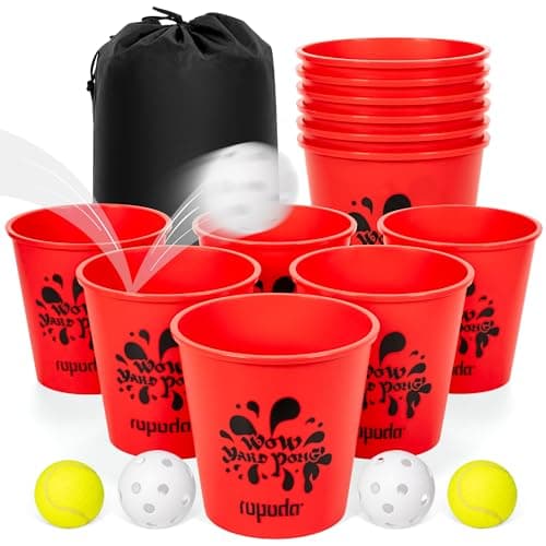 ropoda Giant Yard Pong, 12 Buckets