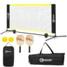 GOOX 6 ft Mini Pickleball Net Set with Paddles
