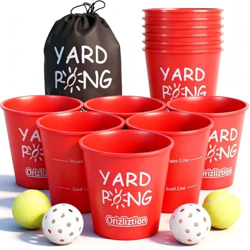 Orizliztion Giant Yard Pong, 12 Buckets
