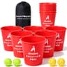Aivalas Yard Pong Set, 12 Buckets and Balls