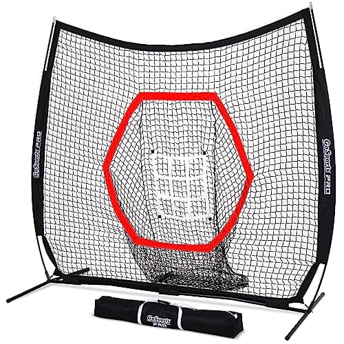 GoSports 7 ft x 7 ft Baseball & Softball Practice Hitting Net
