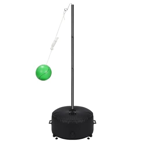 GADFISH Portable Tetherball Set, Adjustable Height, Water Base
