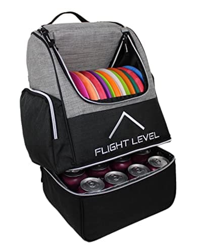 Flight Level Disc Golf Backpack with Insulated Cooler