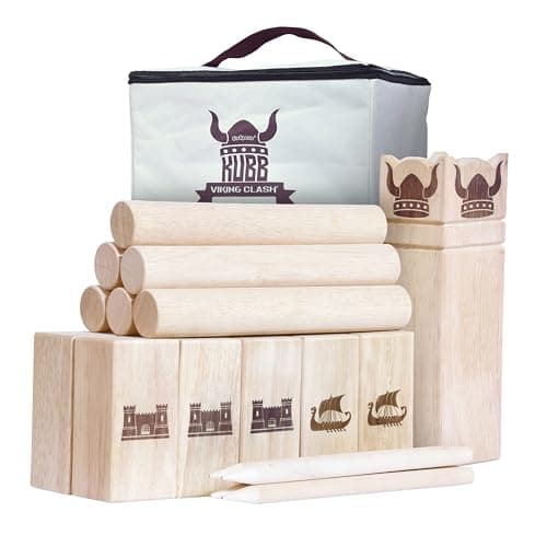 GoSports Kubb Yard Game Set (Regulation or Backyard)