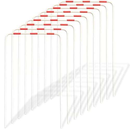 PRAMOON Croquet Wickets, Set of 9, Thick Steel Wire