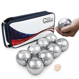 Idle Banter Boules Game Set, 8 x 73 mm
