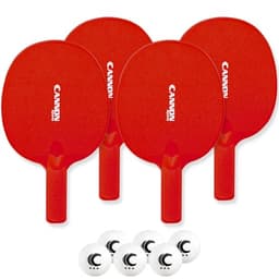 Cannon Sports Unbreakable Table Tennis Set, 4 Paddles