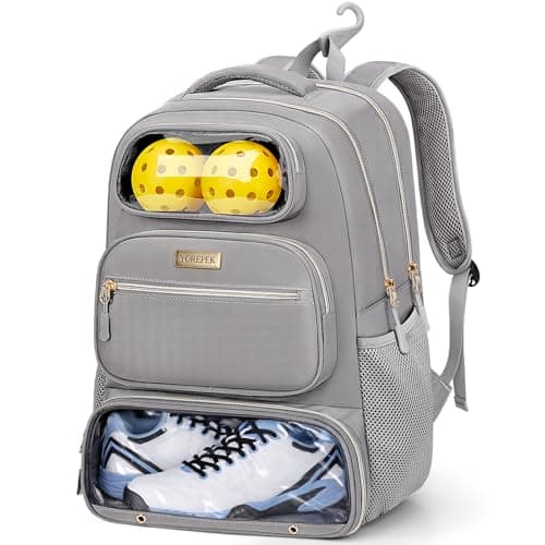 YOREPEK Pickleball Backpack, Holds 4 Paddles