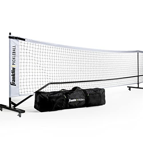 Franklin Sports Pickleball Net System with Wheels, 22 ft